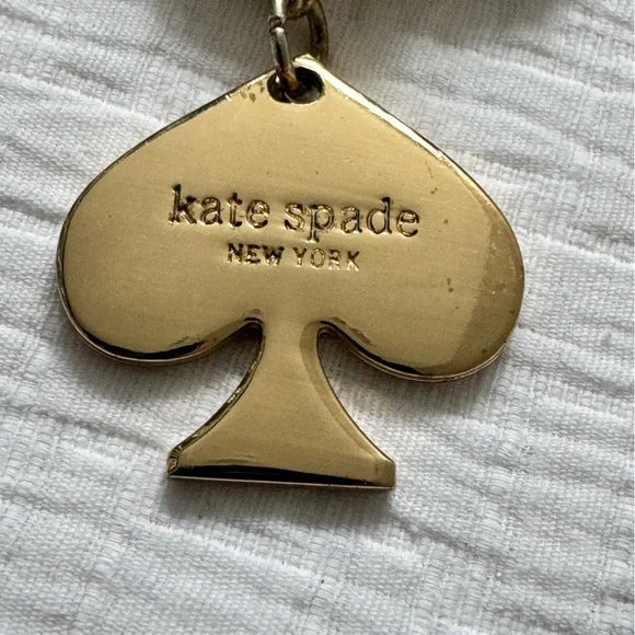 Kate Spade pencil case gold polka dot - Picture 3 of 9